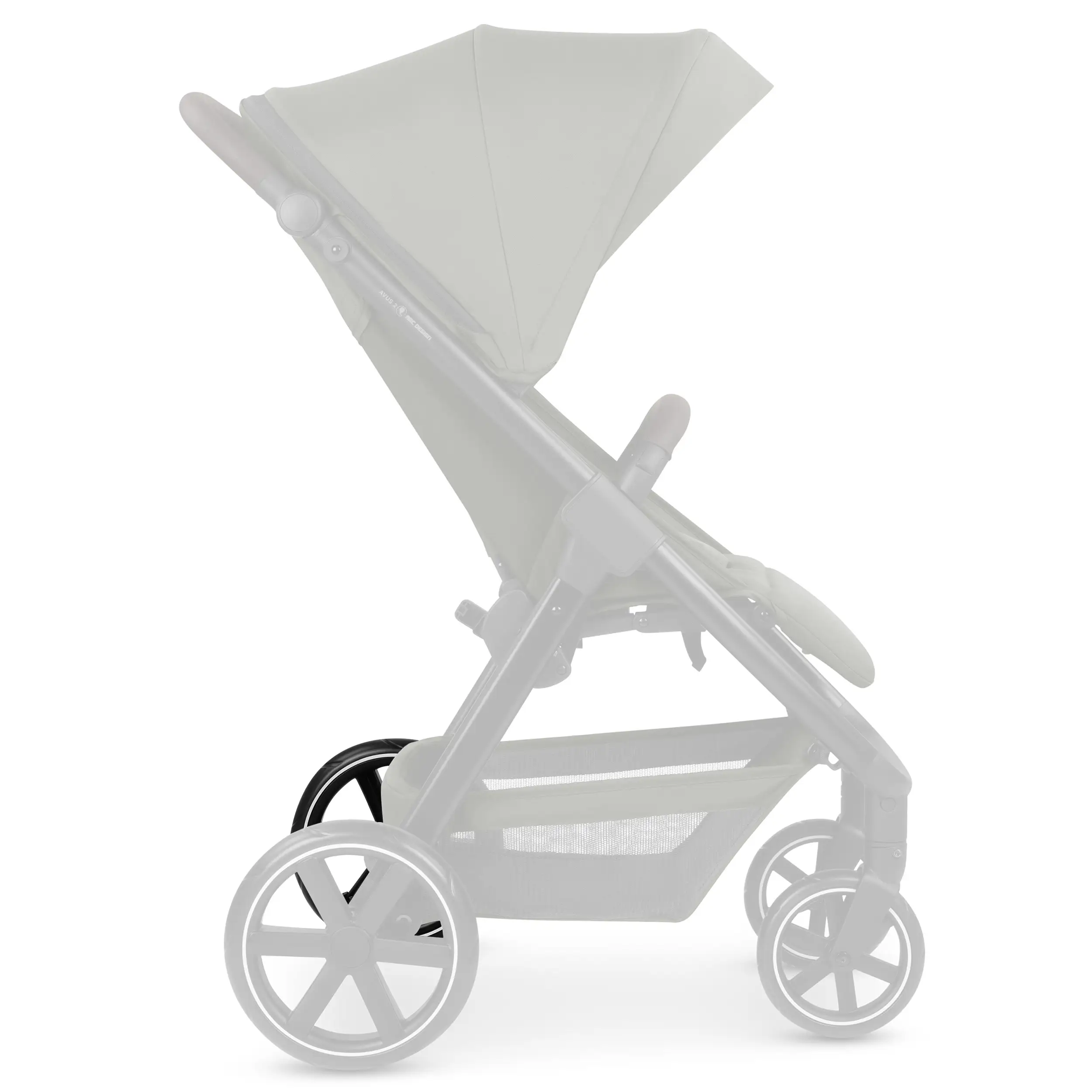 Tylne koło do Avus 2 / Avus - Black / White Wall