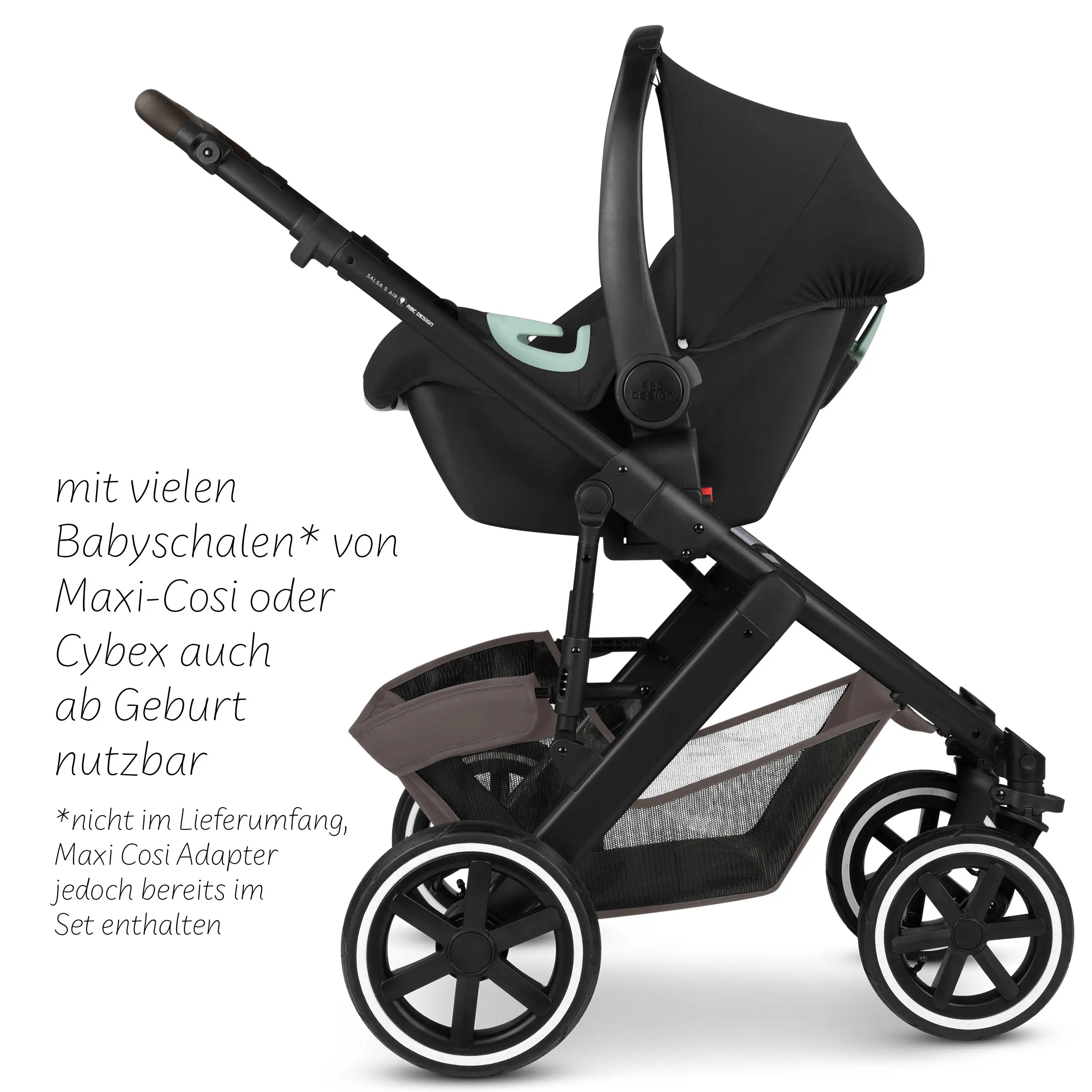 Zestaw wózka 2w1 Salsa 5 Air - Marron