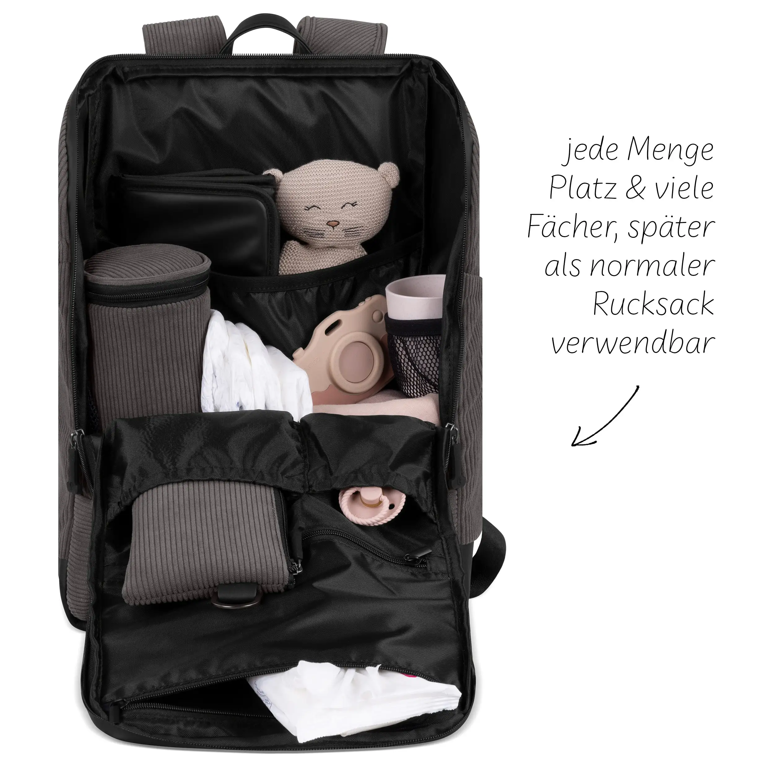 Plecak do przewijania Active - Almond