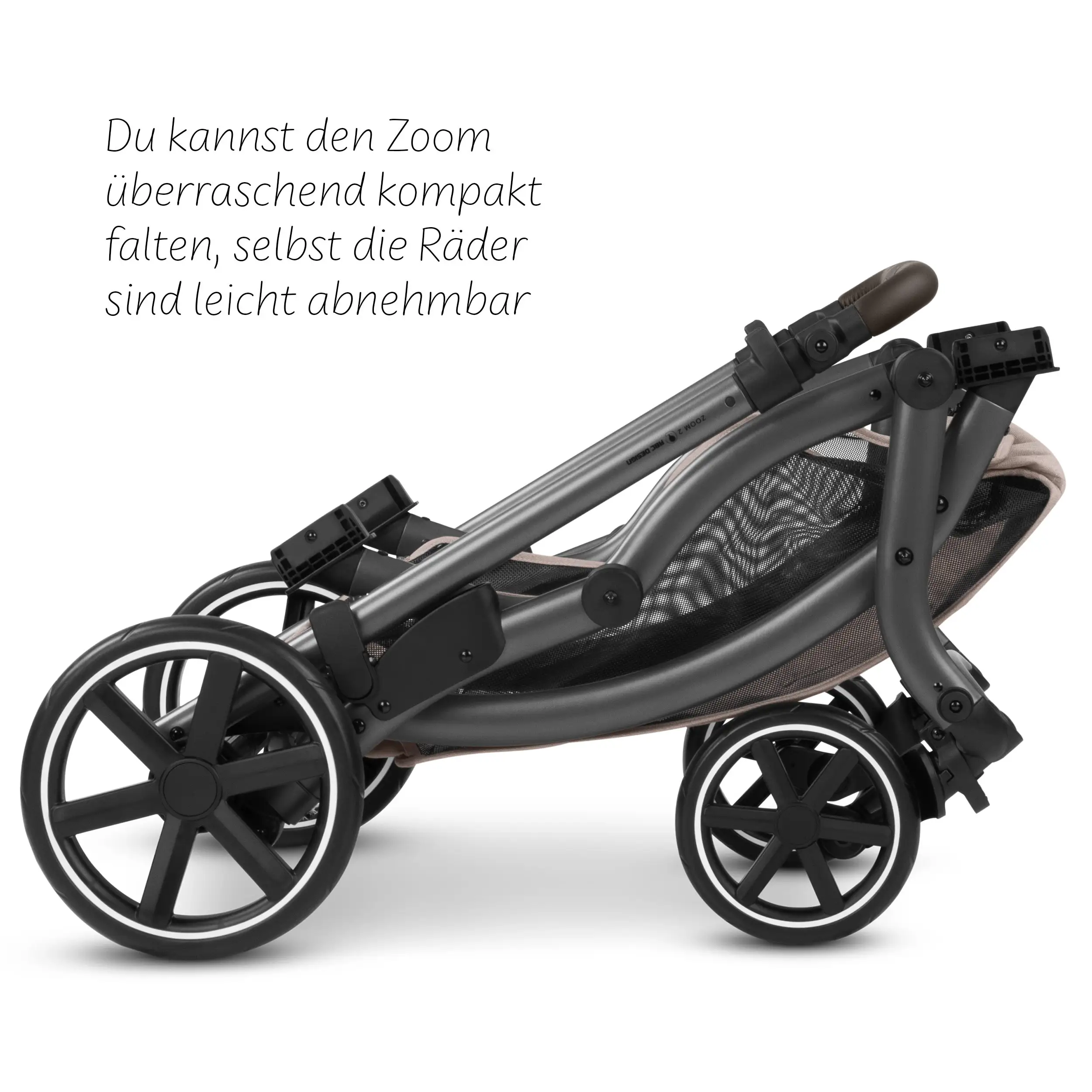 Wózek dla rodzeństwa Zoom 2 - Camel