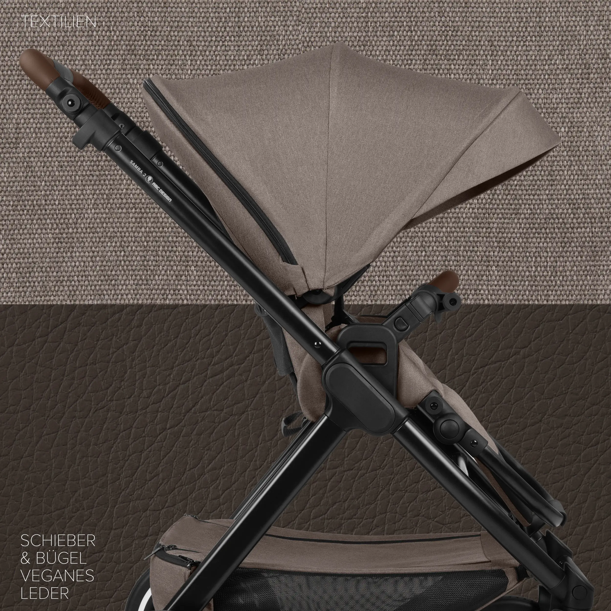 Zestaw Travel Samba 2 z fotelikiem samochodowym dla noworodka - Nature