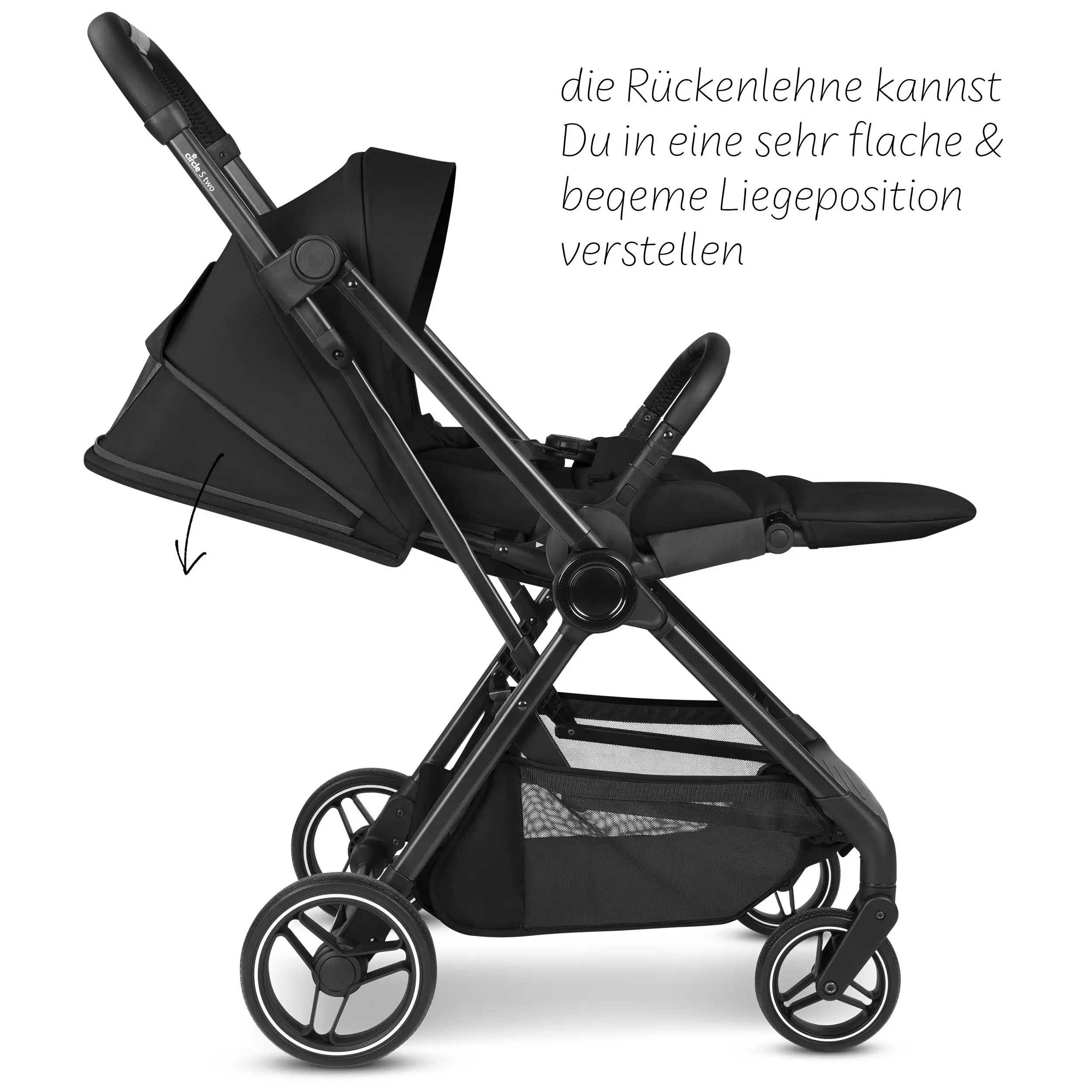 Spacerówka S Two - Black