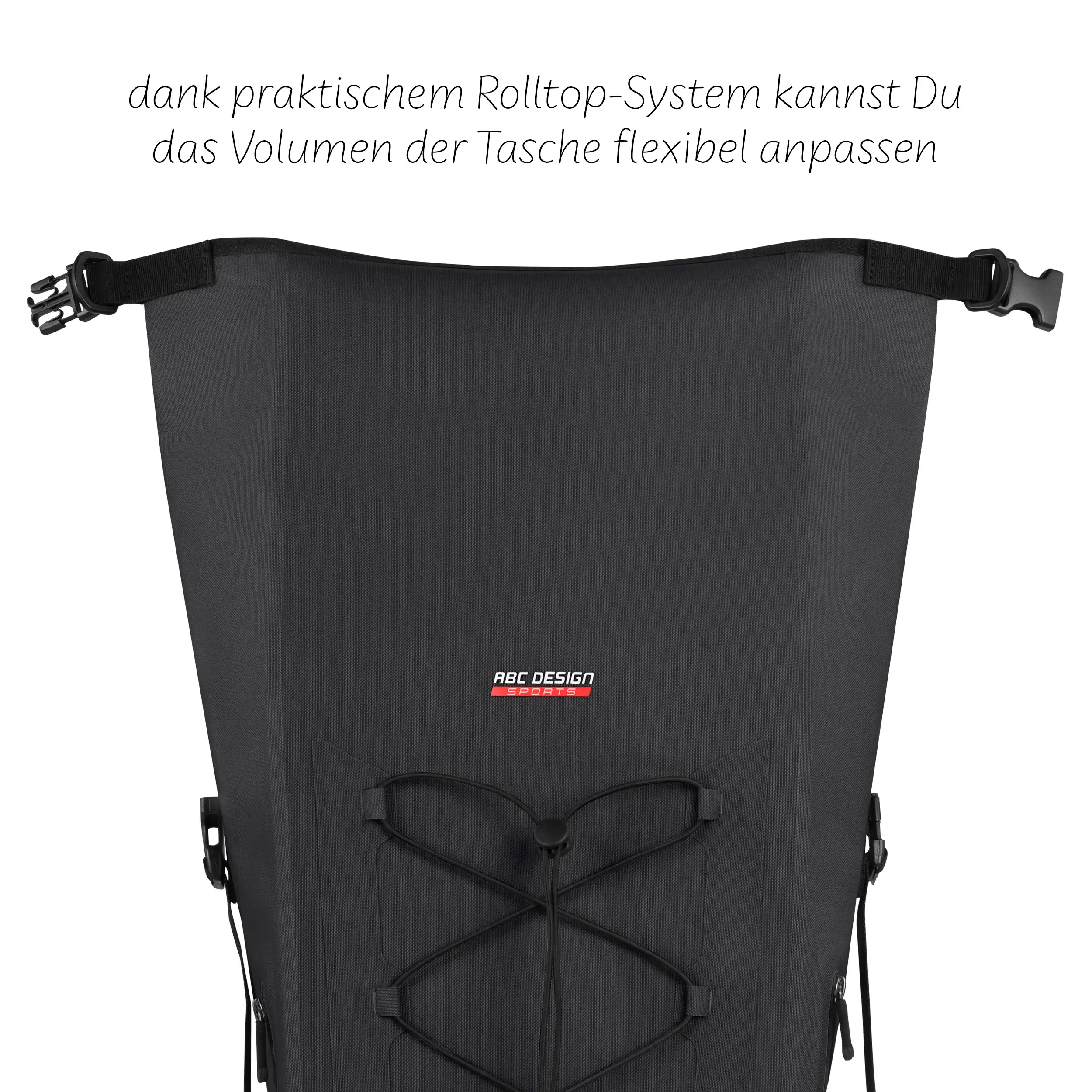 Torba podsiodłowa Sion 20L do wózka, przyczepki rowerowej i na co dzień - Ink