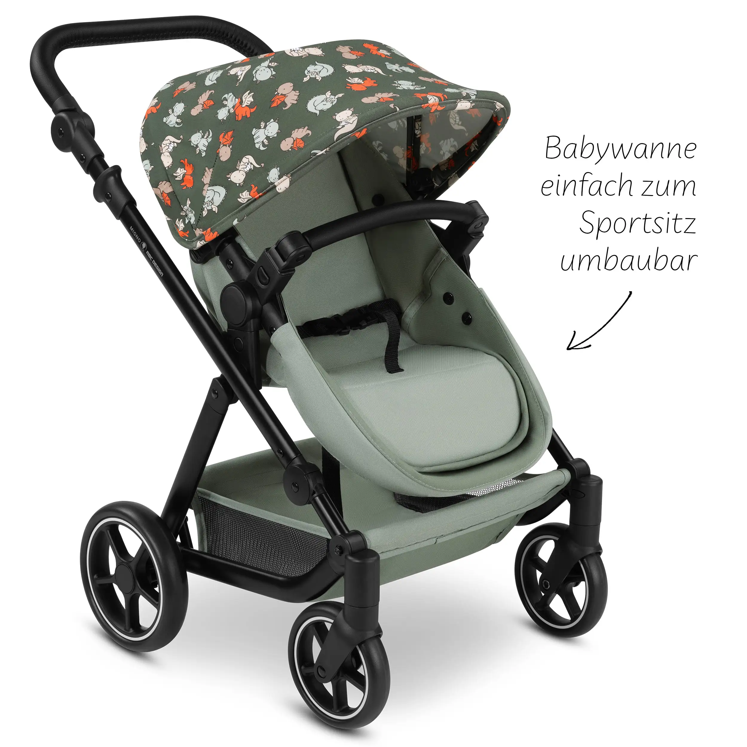 Wózek dla lalek Migno - Dragon