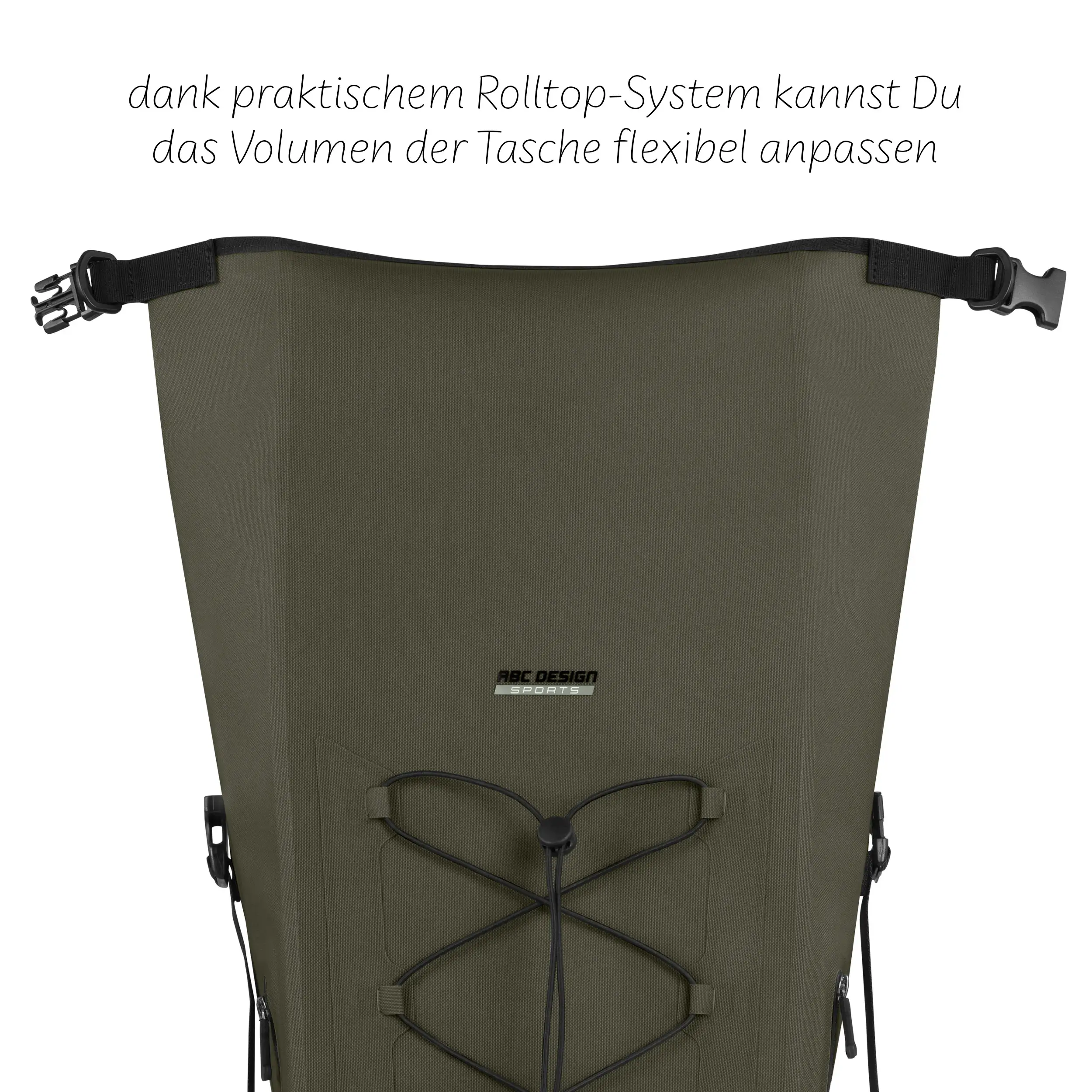 Torba podsiodłowa Sion 20L do wózka, przyczepki rowerowej i na co dzień - Avocado