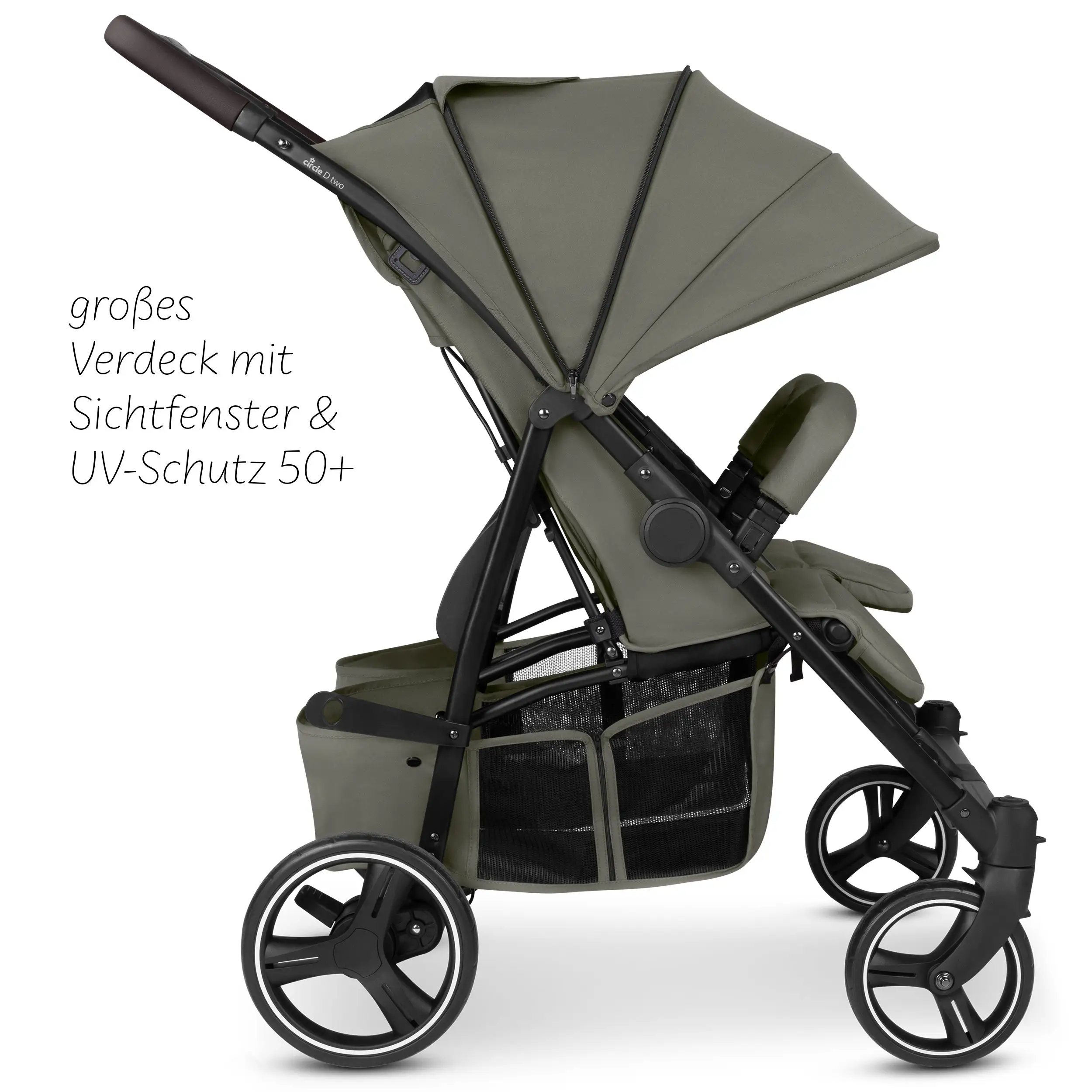 Wózek dla rodzeństwa D Two - Wheat