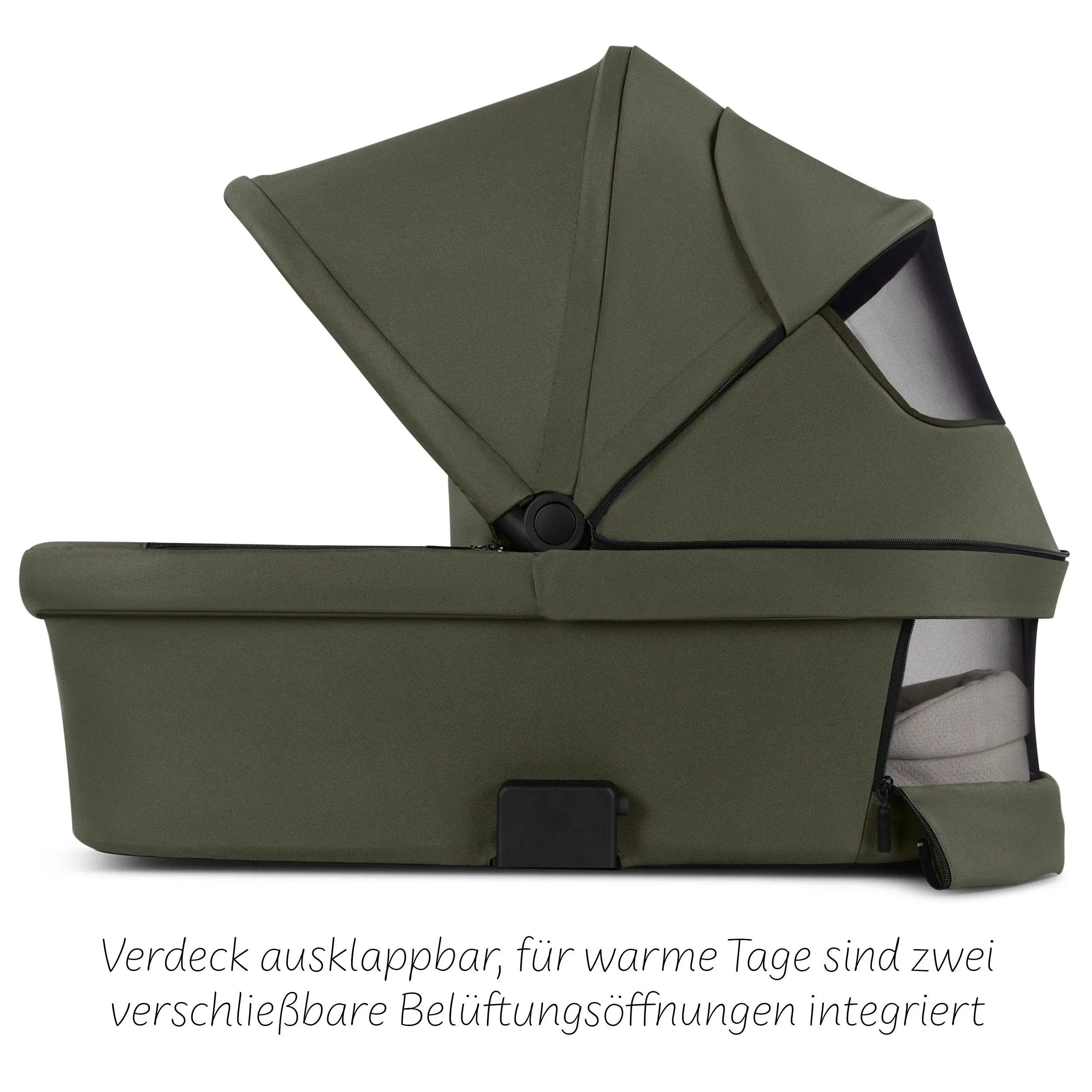 3in1-Kinderwagen-Set Salsa 5 Air inkl. Babyschale Calla mit Liegefunktion - Avocado