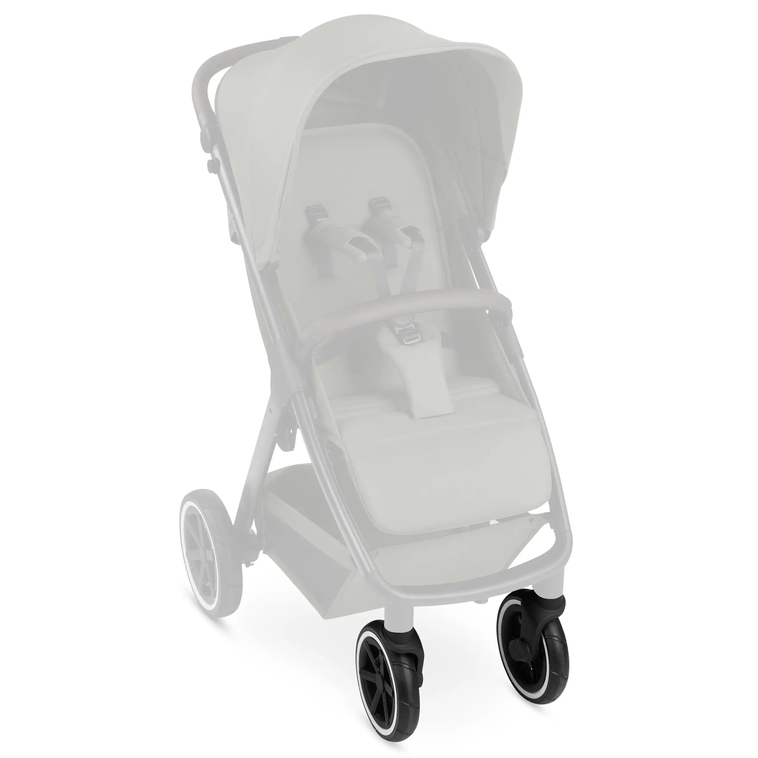 Zestaw kół przednich (2 szt.) do Avus 2 Air / Avus Air - koła pompowane Black / White Wall