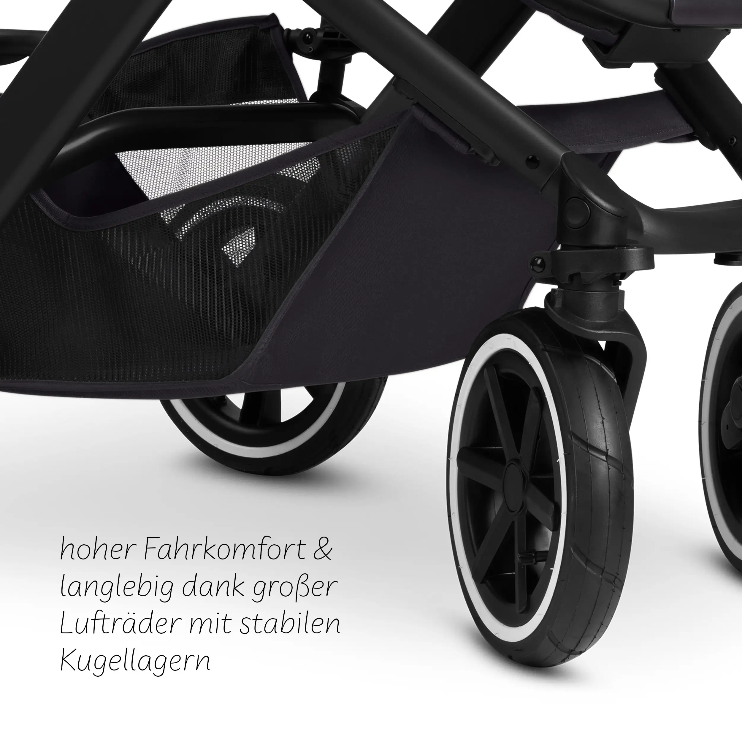 3in1-Kinderwagen-Set Salsa 5 Air inkl. Babyschale Calla mit Liegefunktion - Coal