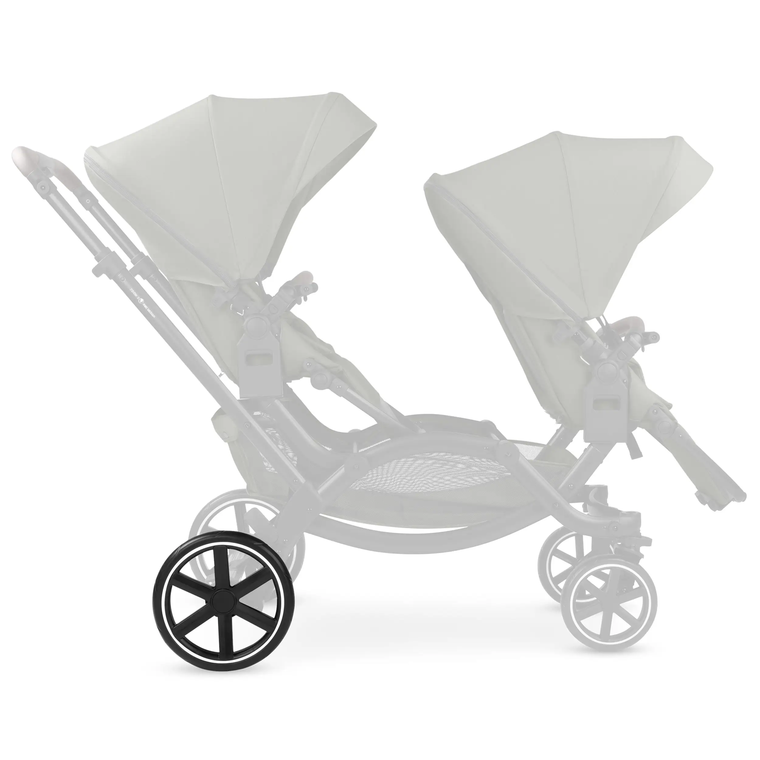 Koło tylne do Salsa 4 / Zoom / Zoom 2 – EVA Black / White Wall