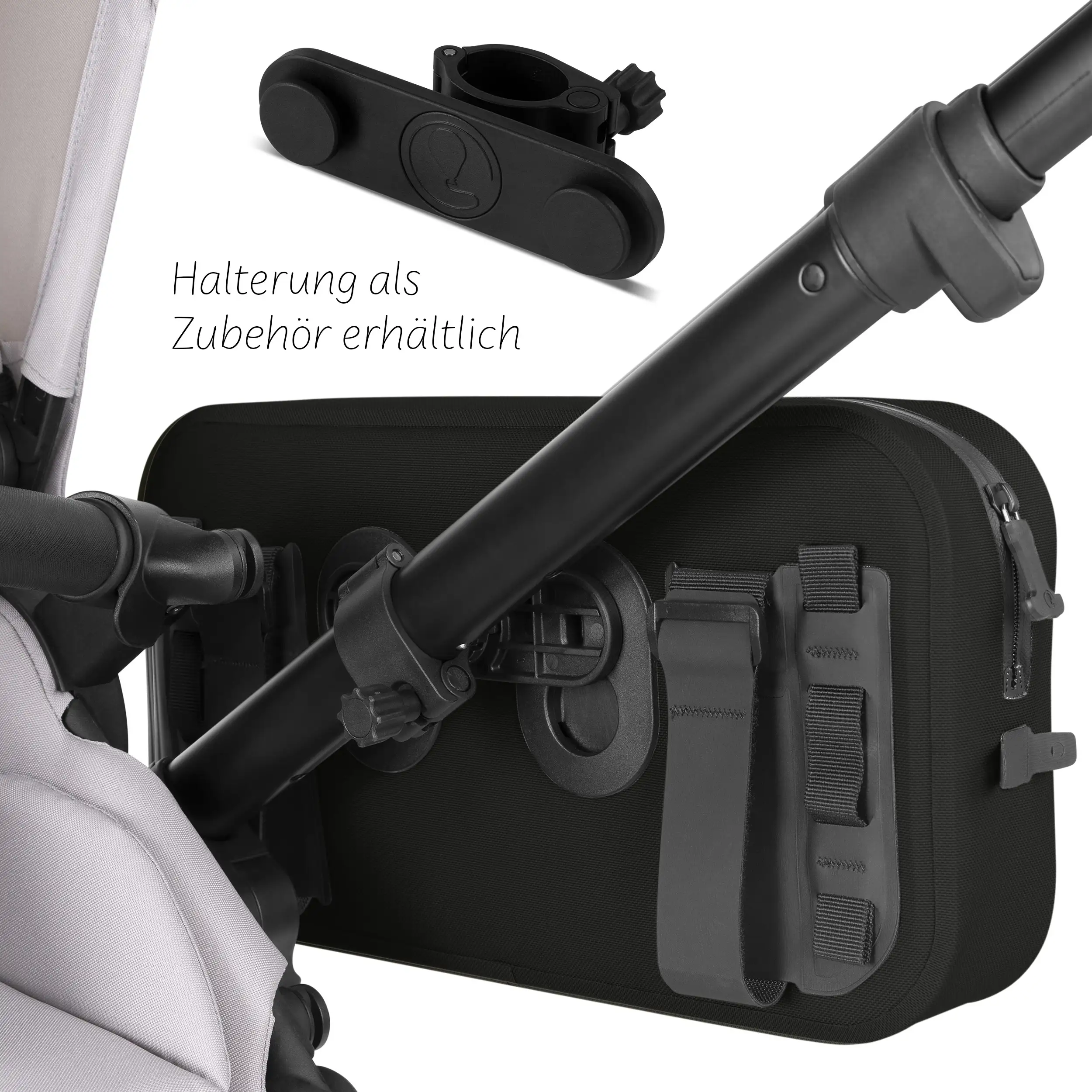 Torba podsiodłowa Genf 4,5L do wózka, roweru i na co dzień - Ink