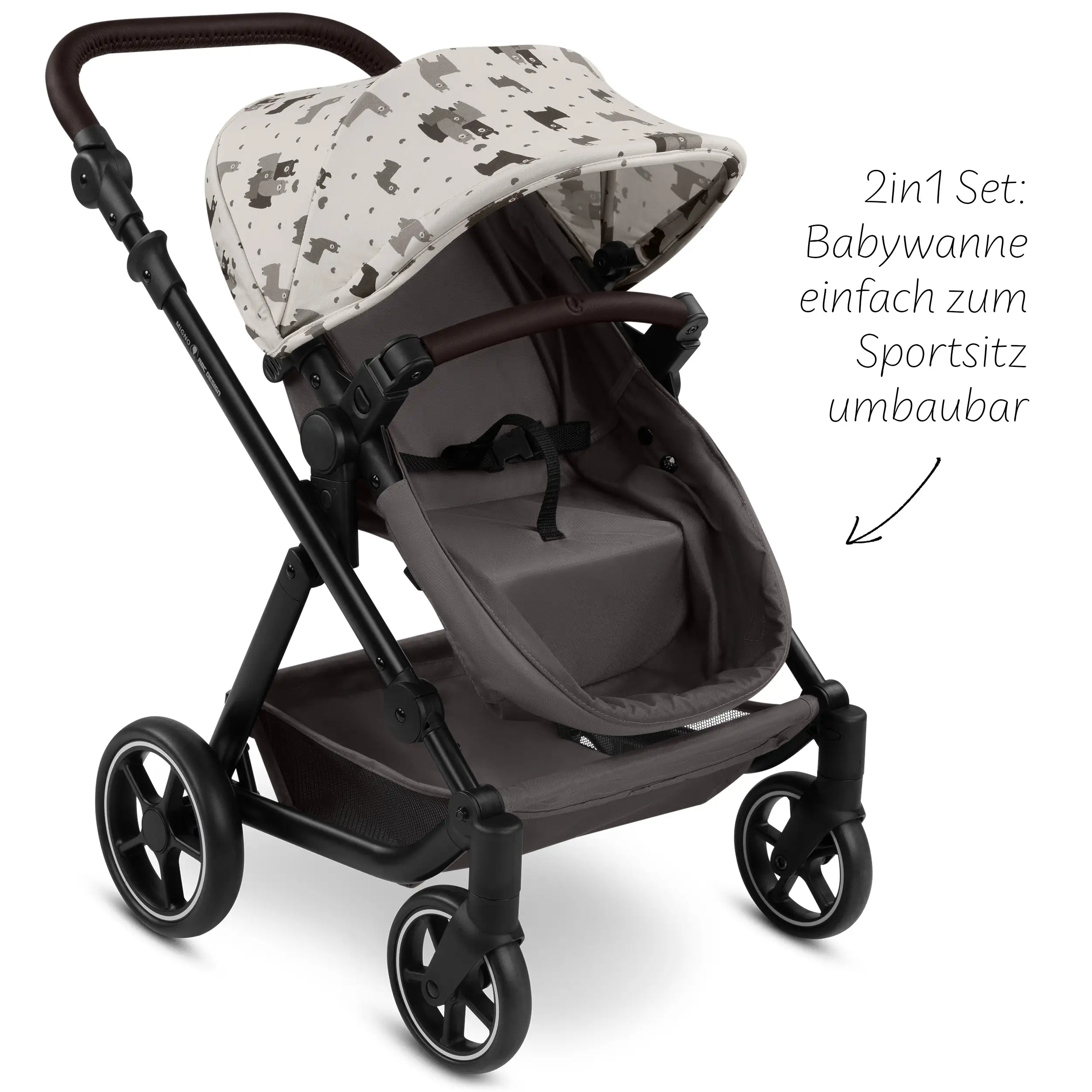 Wózek dla lalek Migno - Marron