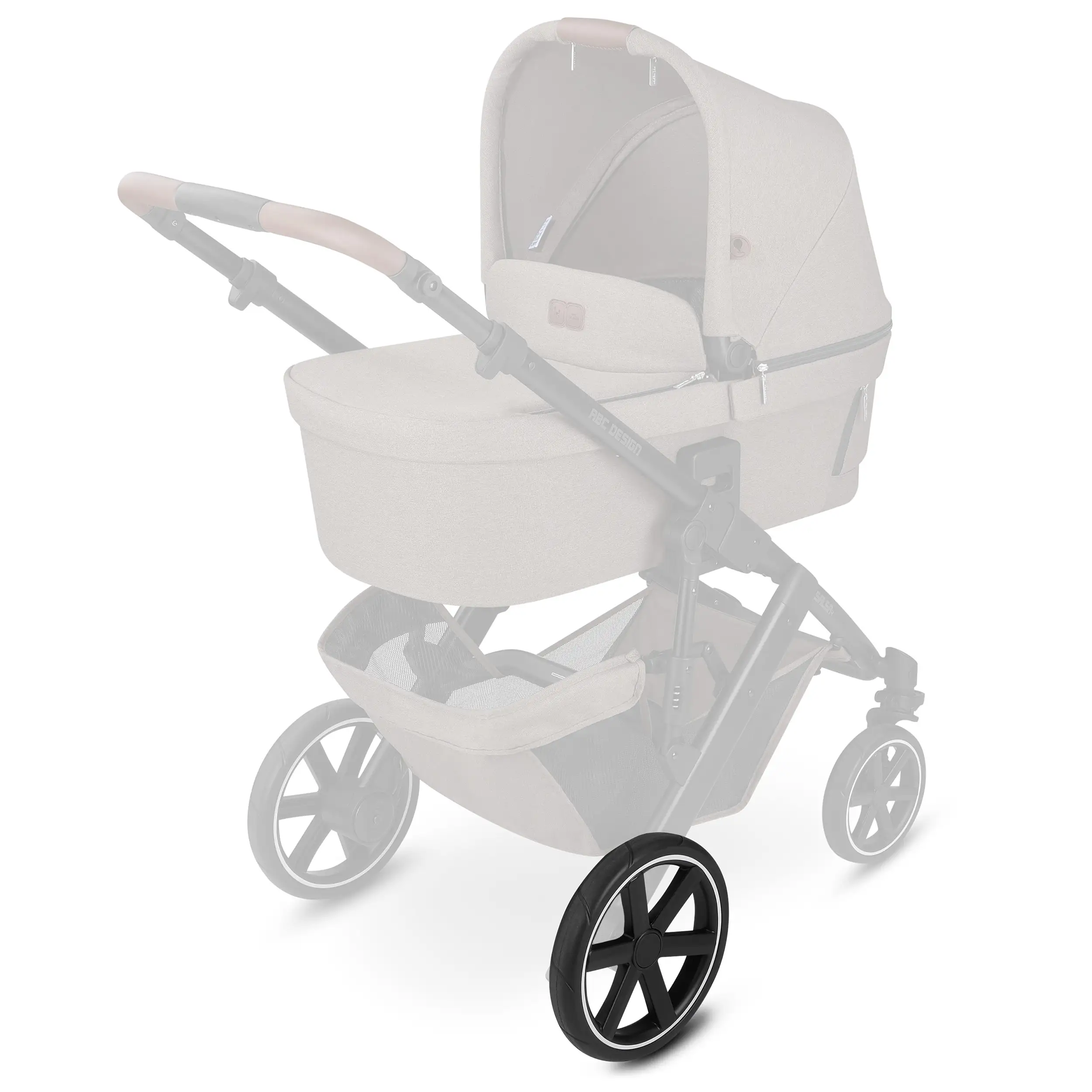 Koło tylne do Salsa 4 / Zoom / Zoom 2 – EVA Black / White Wall