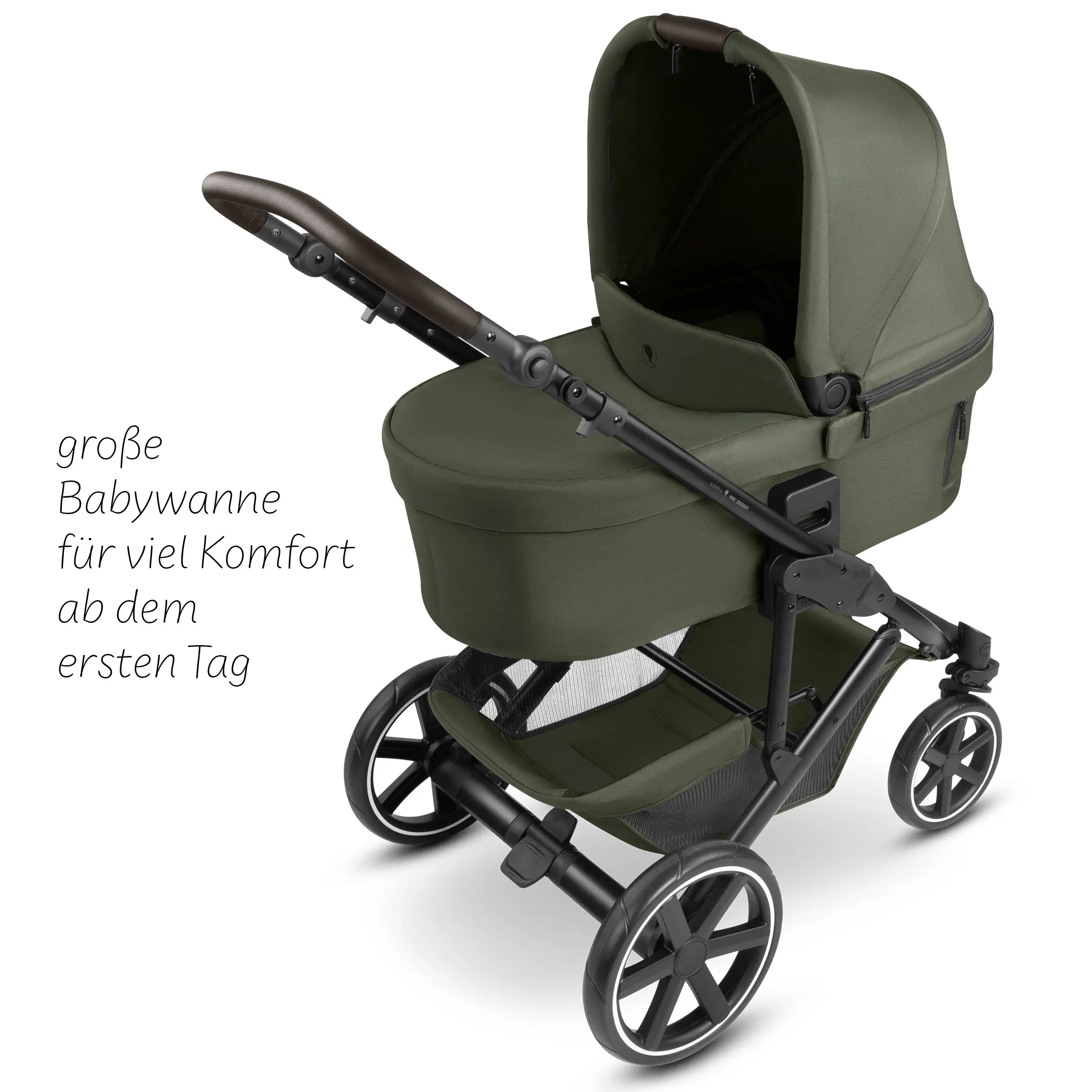 Zestaw wózka 4w1 Sierra z bazą Isofix - Pea