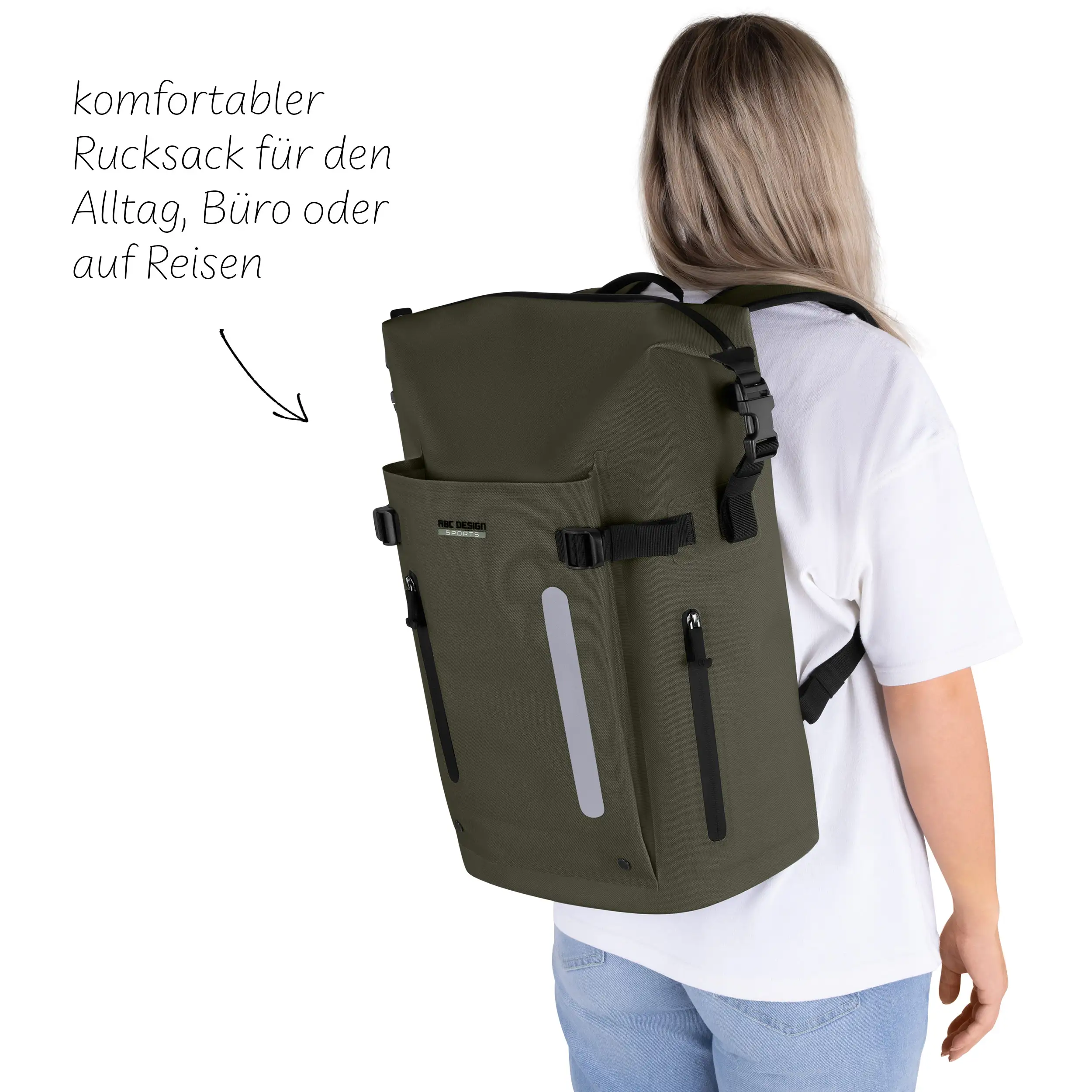 Plecak Zürich 24L do codziennego użytku i do biura - Avocado