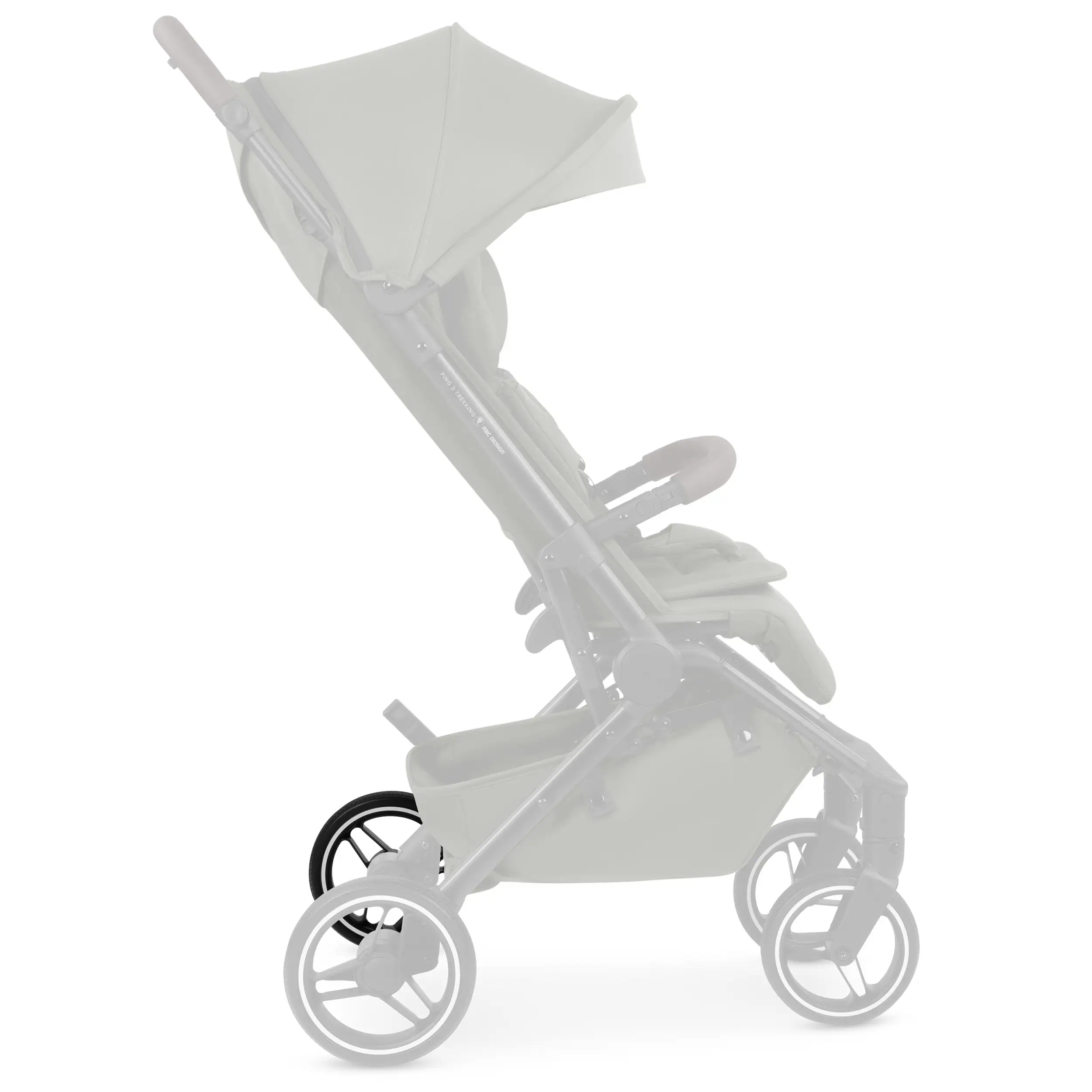 Tylne koło do Ping 3 Trekking / Ping Two Trekking - All Terrain Black / White Wall