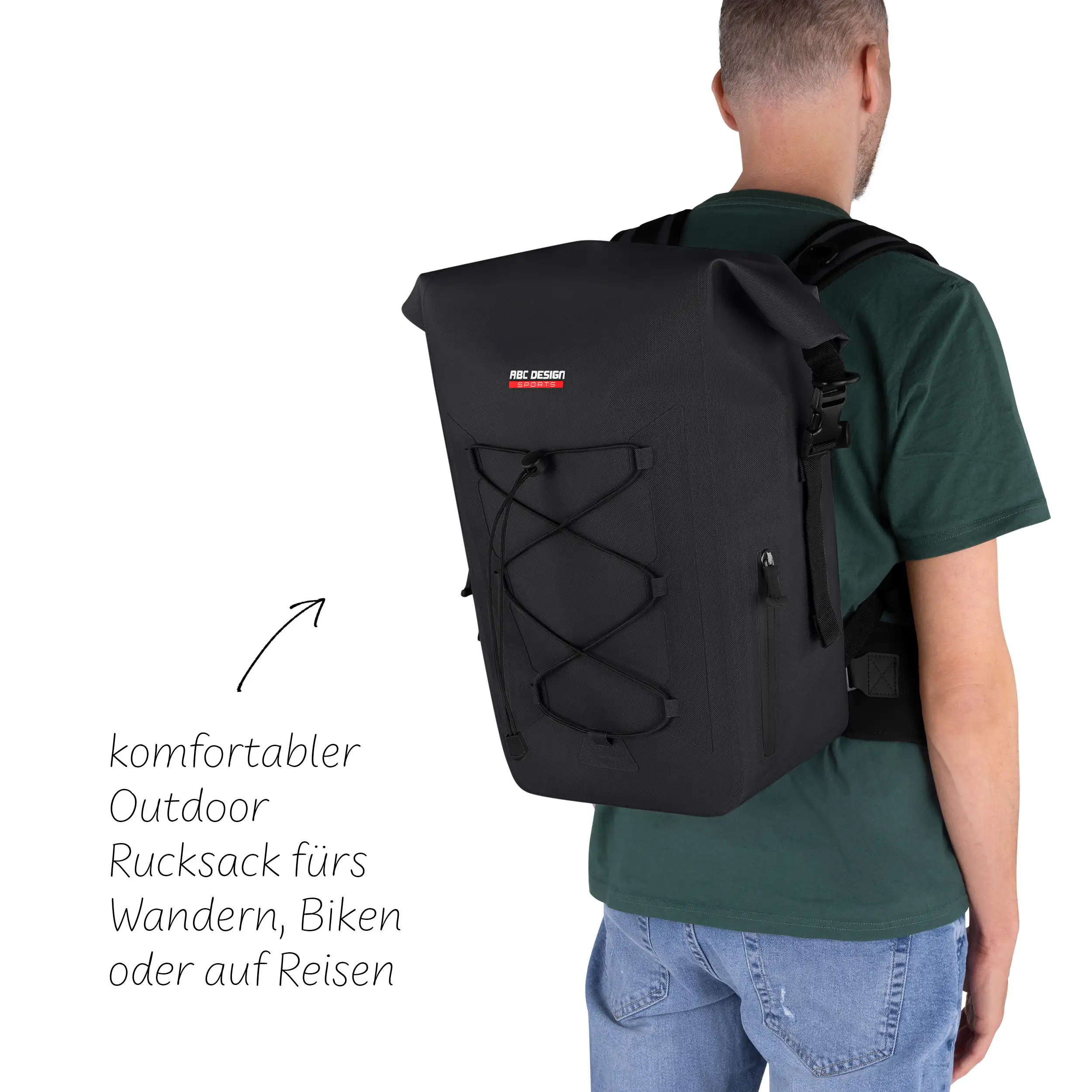 Premium plecak outdoorowy Lausanne 20L do miasta i na łono natury - Ink