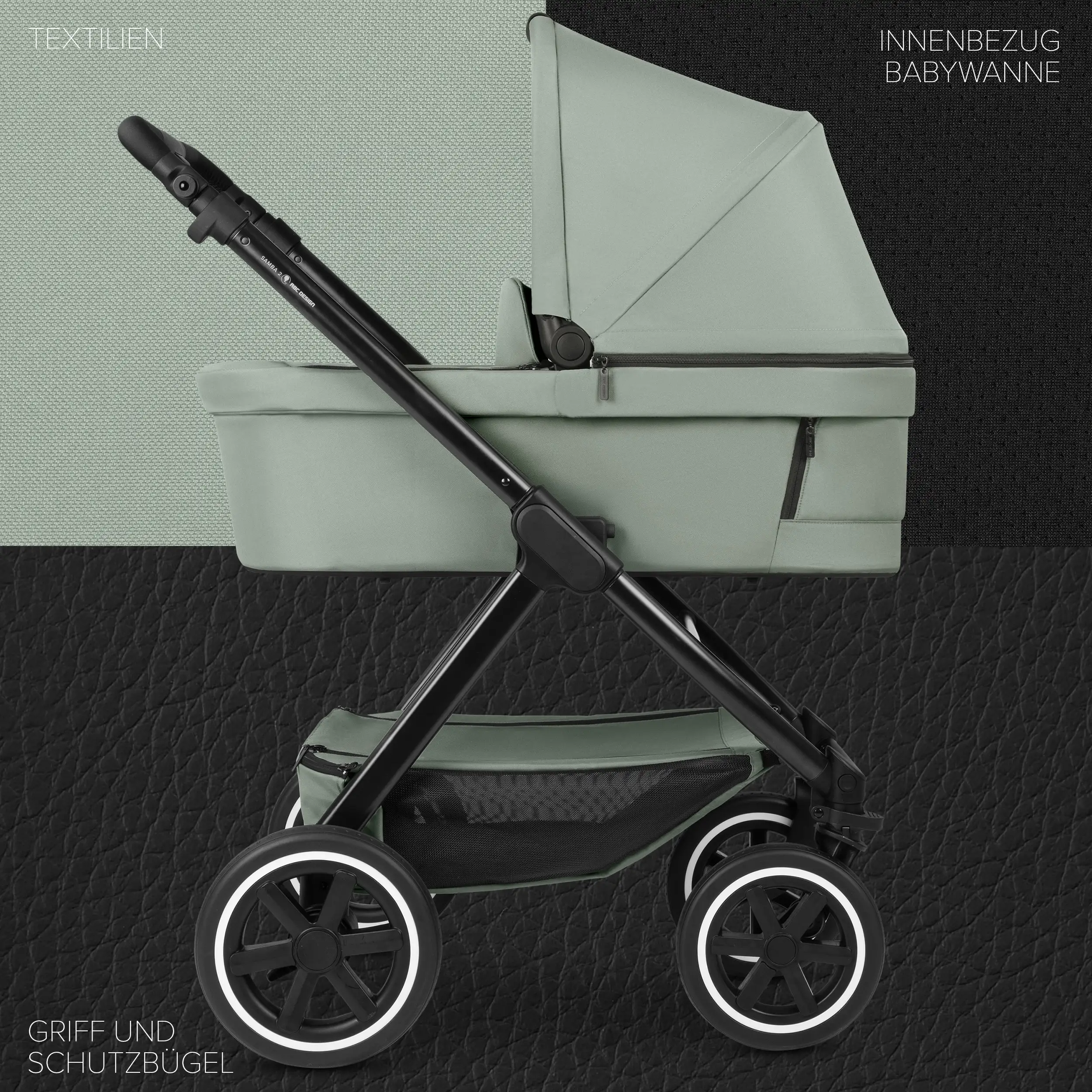 Zestaw wózka 3w1 Samba 2 - Pine