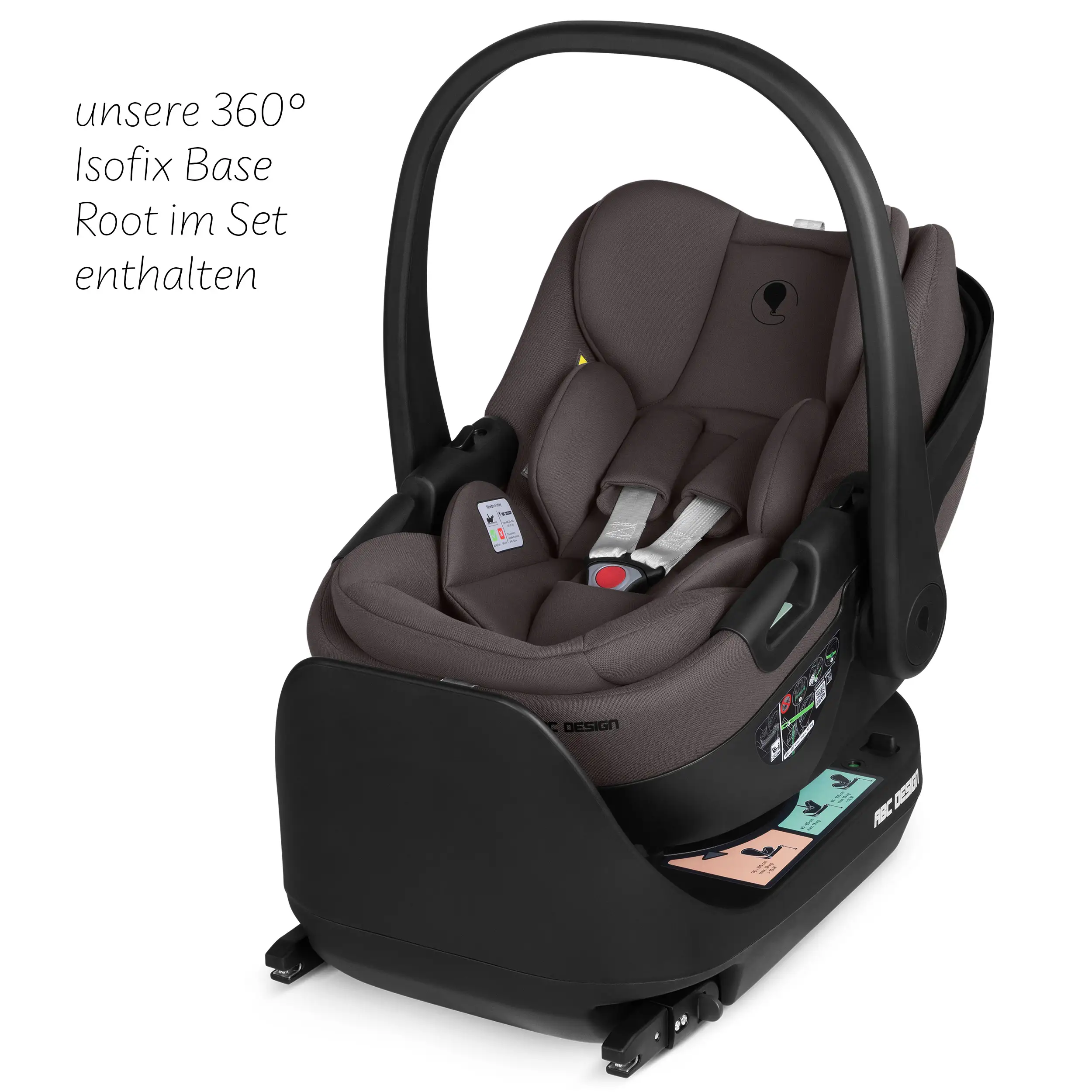 Zestaw wózka 4w1 Salsa Core z fotelikiem Calla z funkcją leżaczka i podstawą Isofix Root – Falcon
