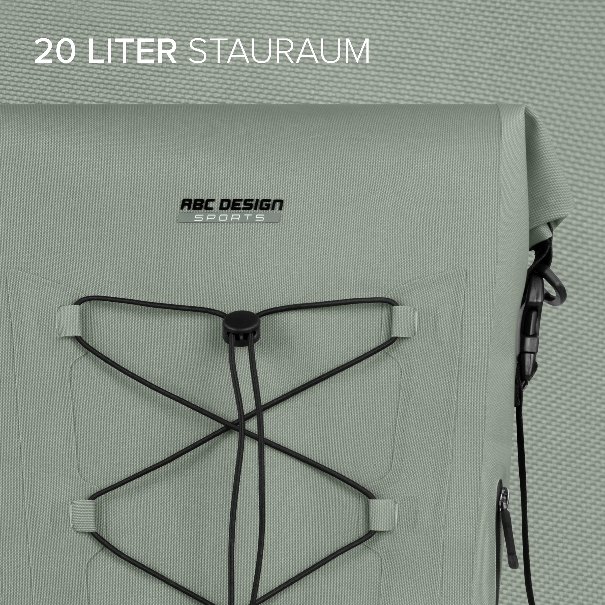 Torba podsiodłowa Sion 20L do wózka, przyczepki rowerowej i na co dzień - Pine