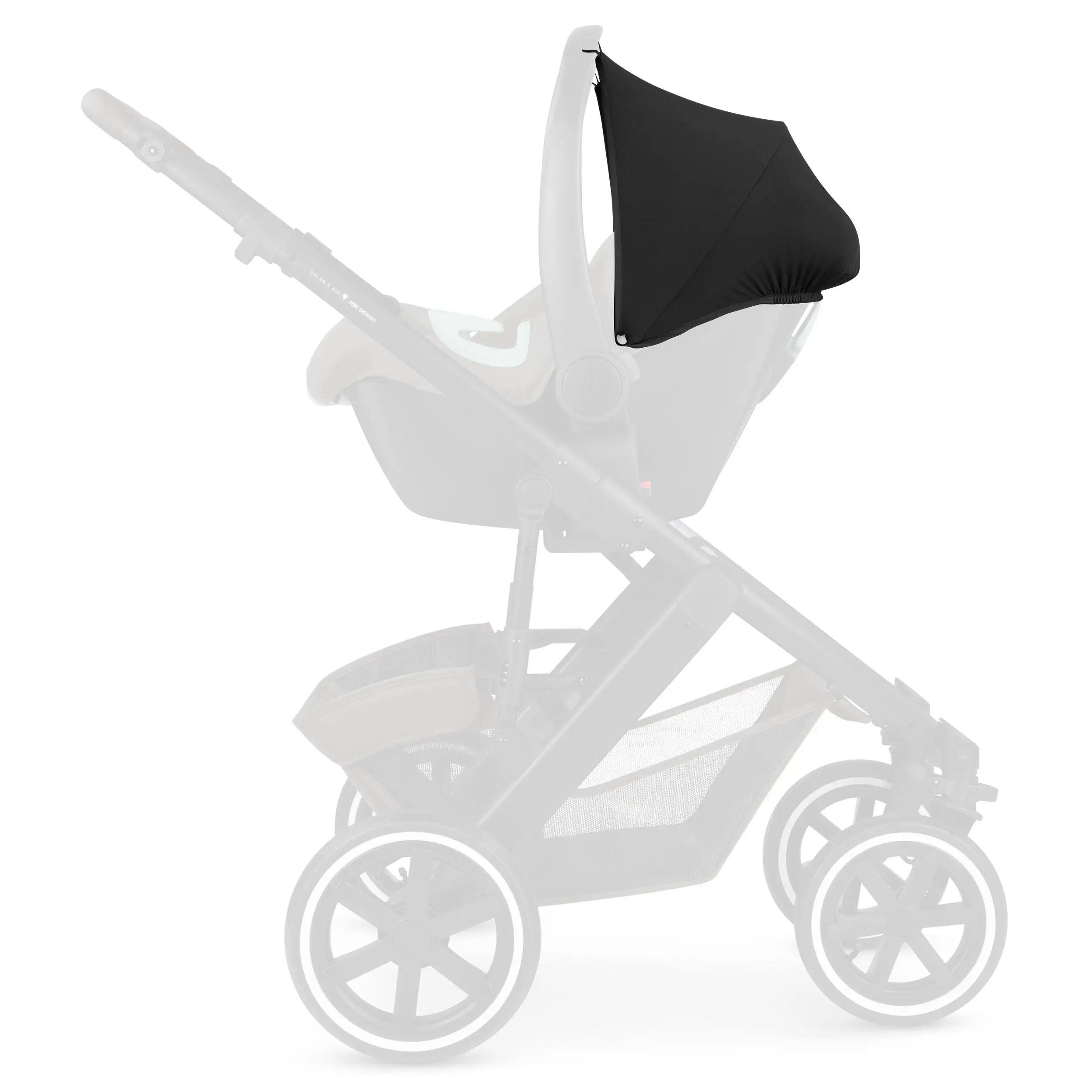 Zapasowy daszek przeciwsłoneczny do fotelika Tulip - Black