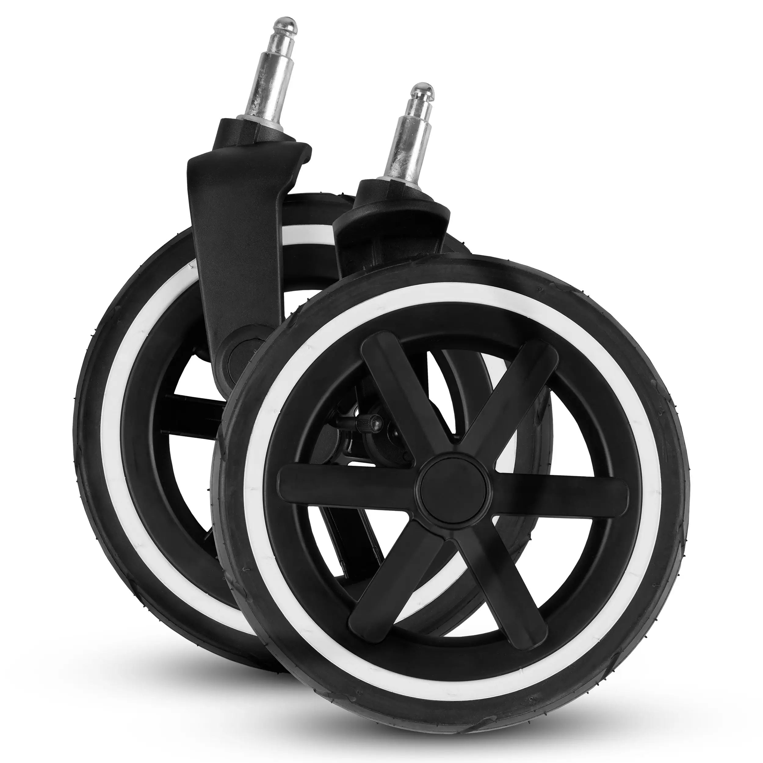 Zestaw kół przednich (2 szt.) do Salsa 5 Air / Salsa 4 Air - koła pompowane Black / White Wall