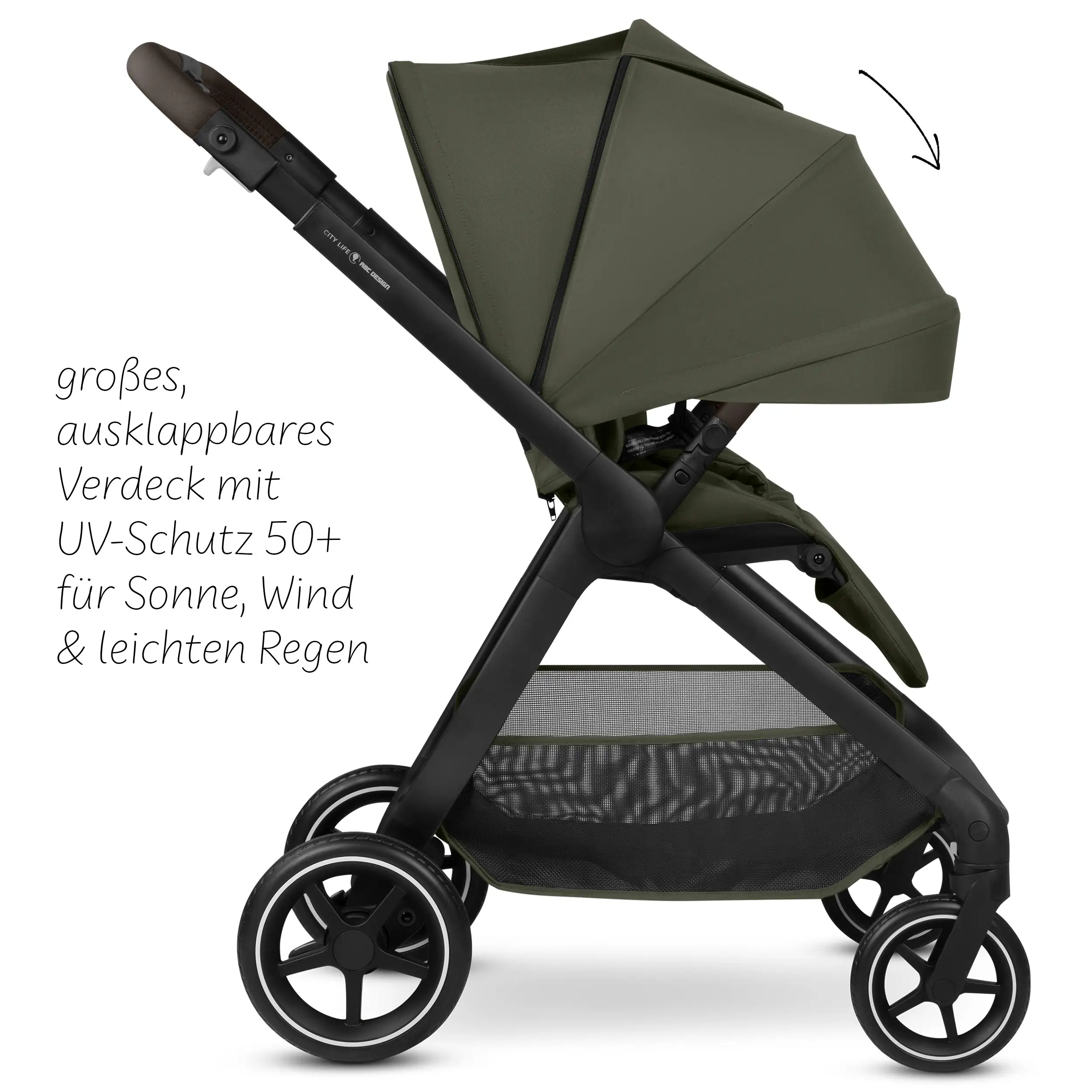 Zestaw wózka 3w1 City Life z fotelikiem Maxi Cosi Pebble 360 Pro 2 - Avocado
