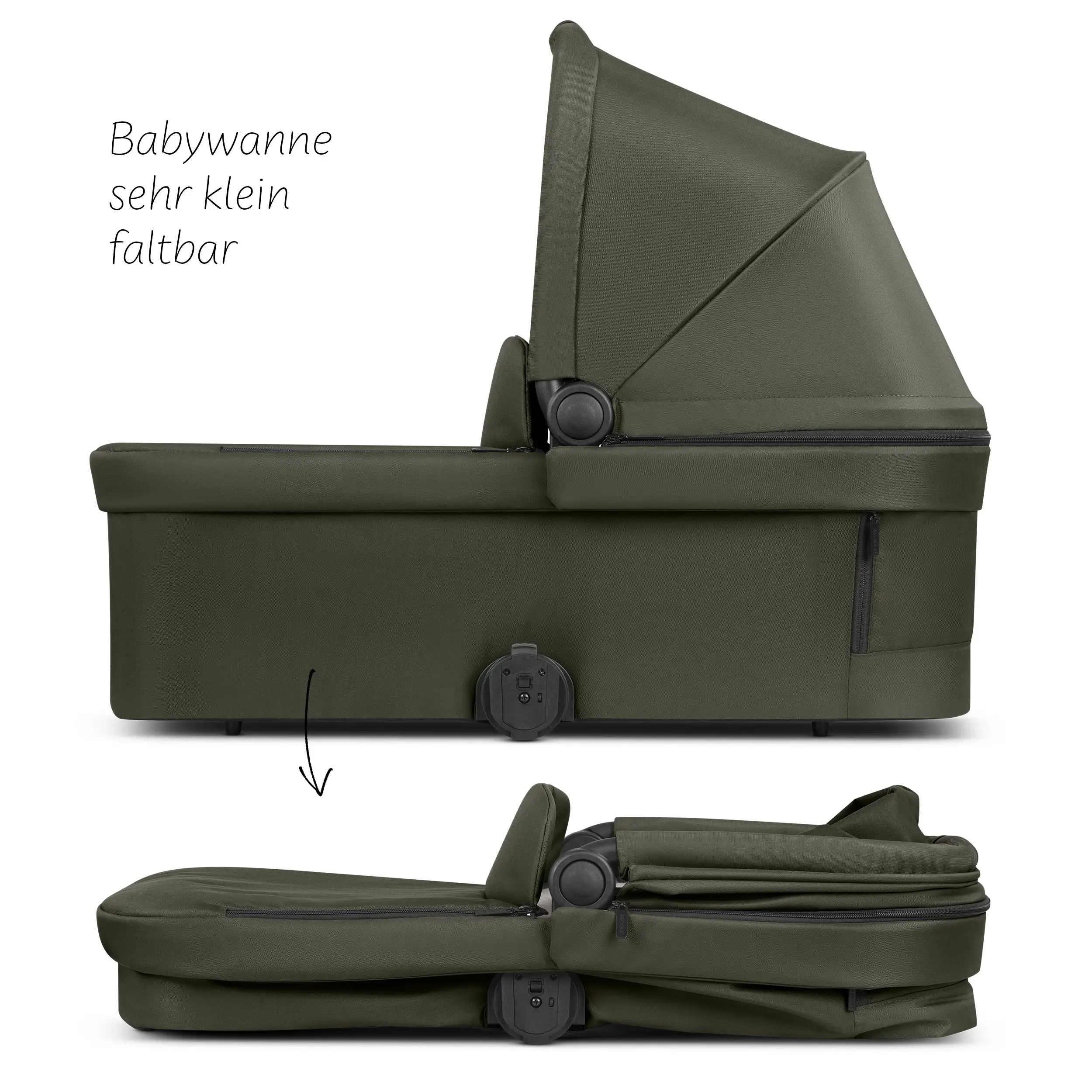 Zestaw wózka 4w1 City Life z bazą Isofix - Avocado