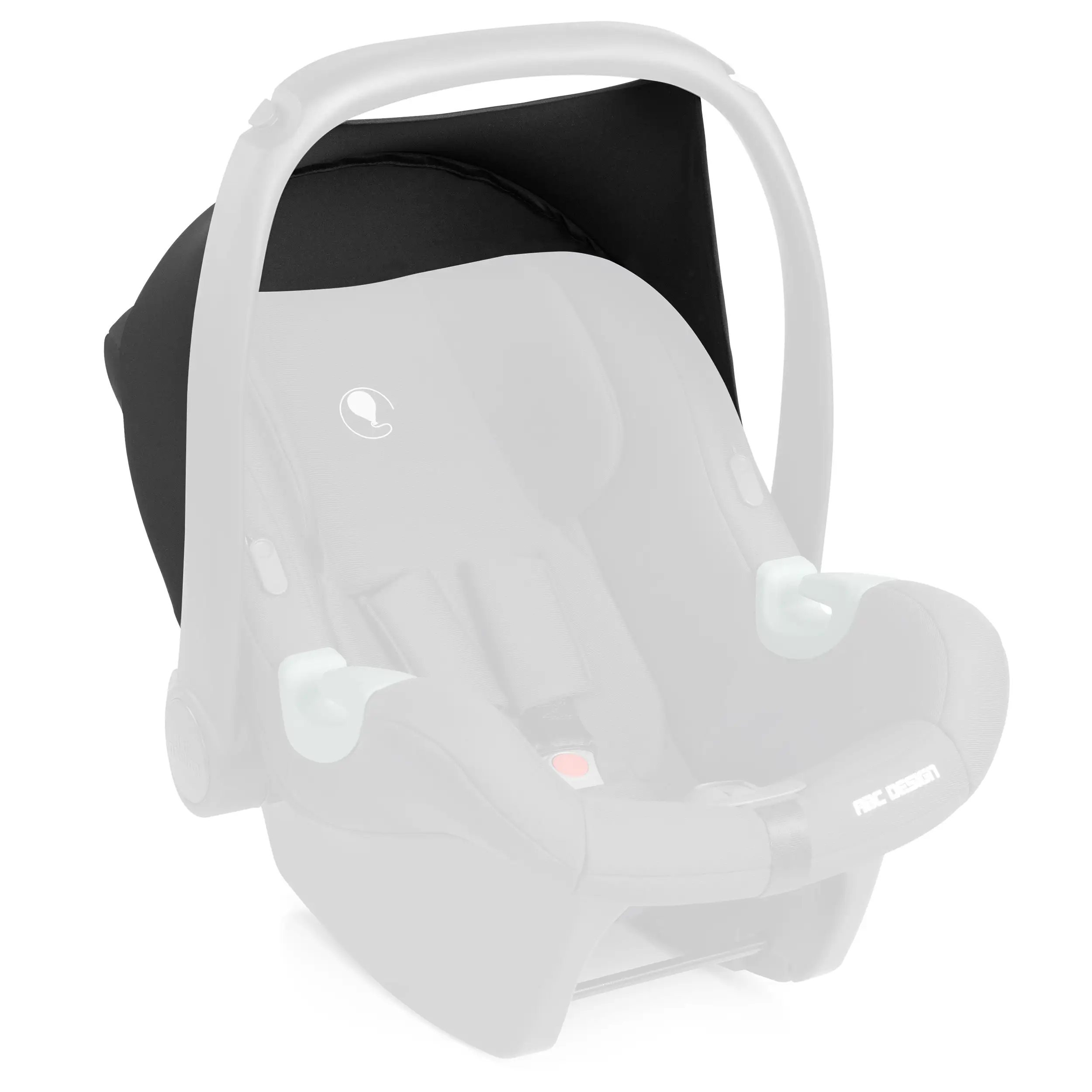 Zapasowy daszek przeciwsłoneczny do fotelika Tulip - Black