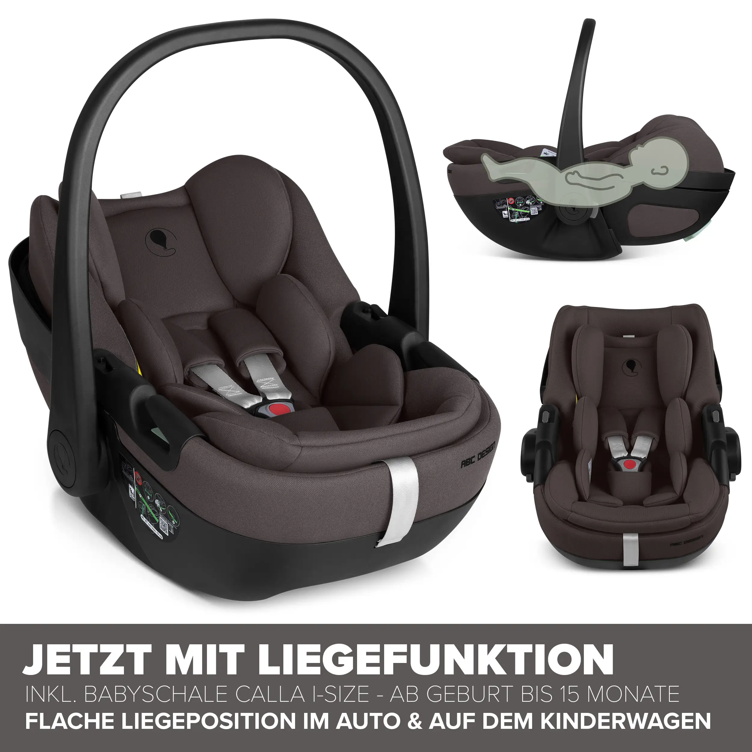 Zestaw wózka 3w1 Salsa Core z fotelikiem Calla z funkcją leżaczka - Falcon