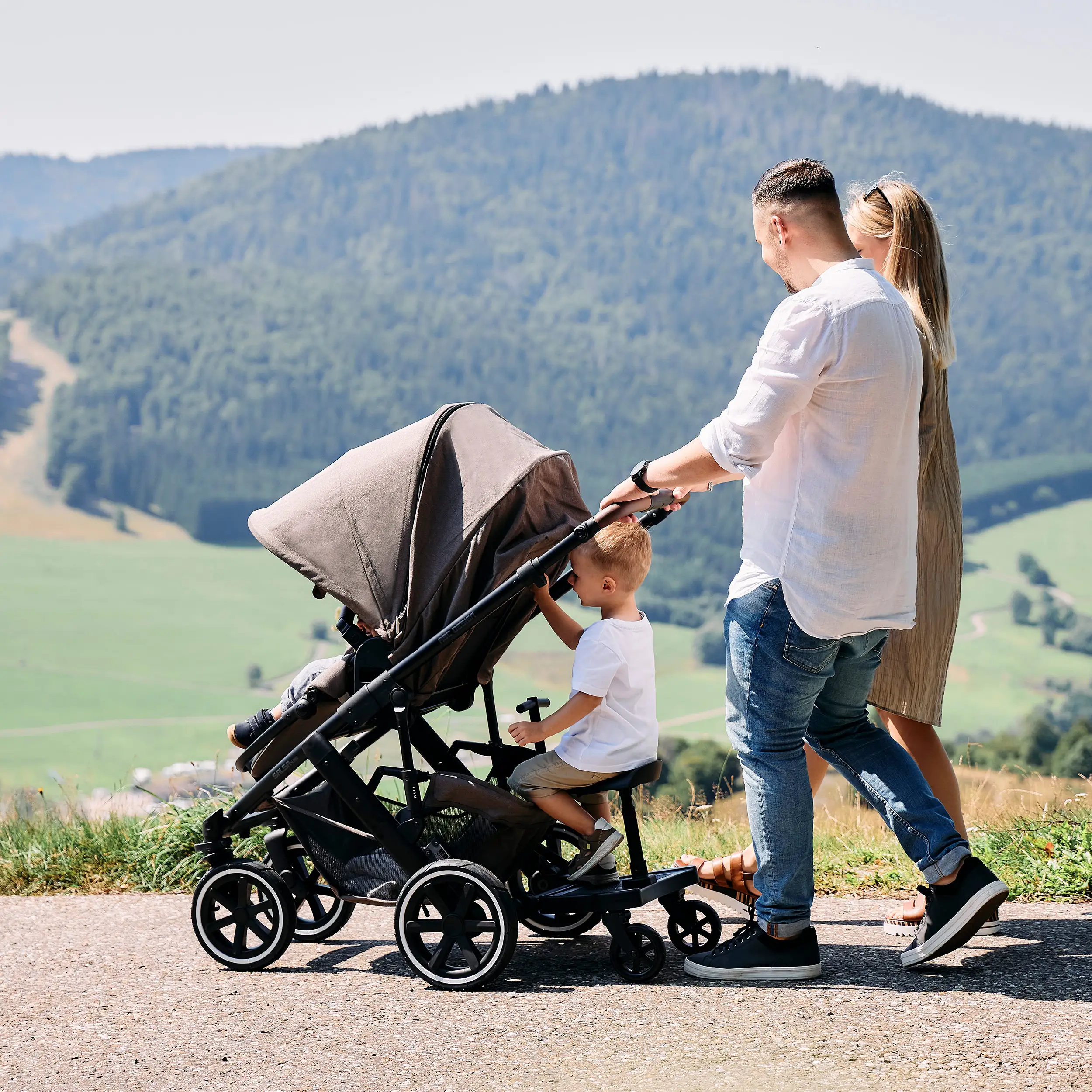 Zestaw platformy Kiddie Ride On 2 z siedziskiem