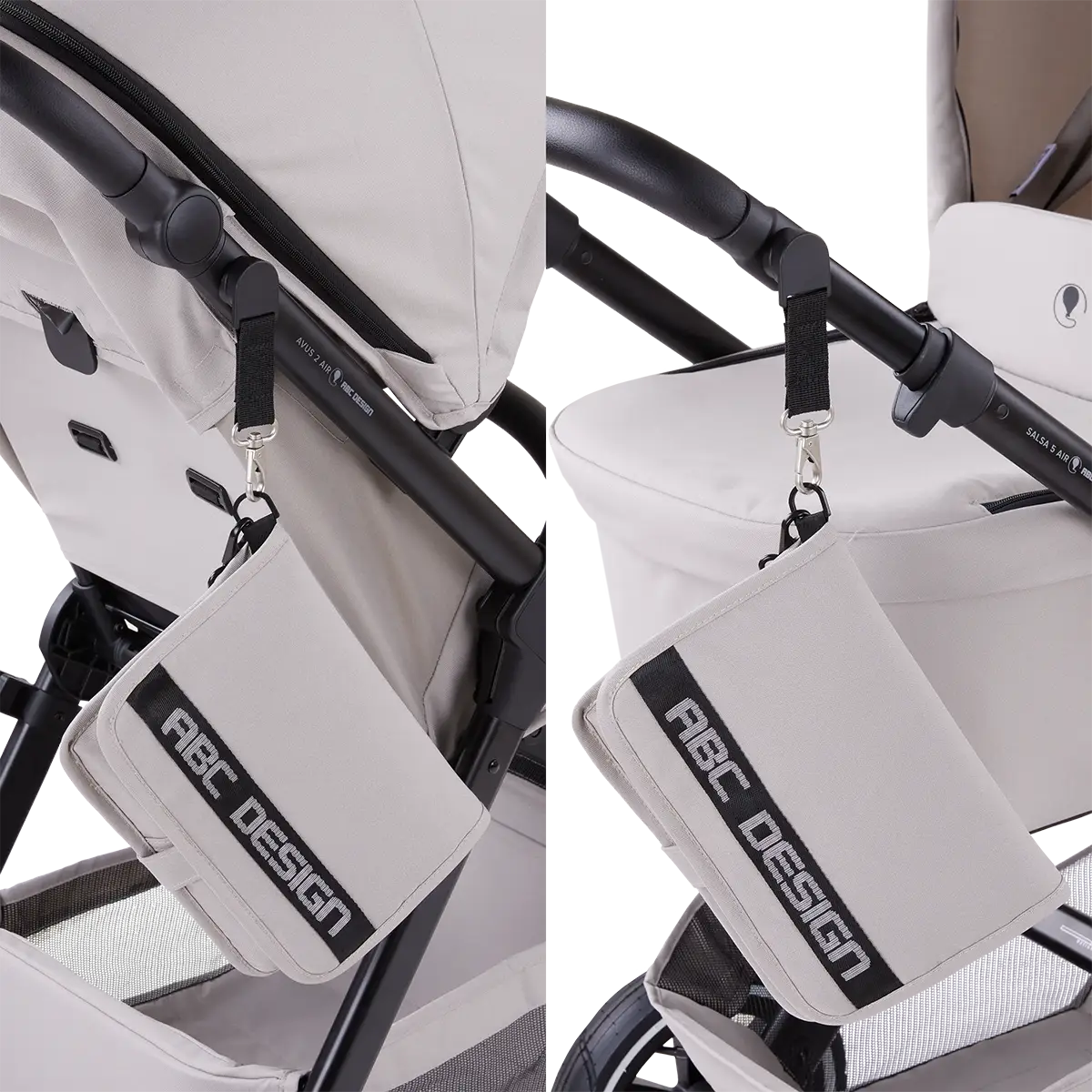 Pasuje do wózków dziecięcych i spacerowych ABC Design