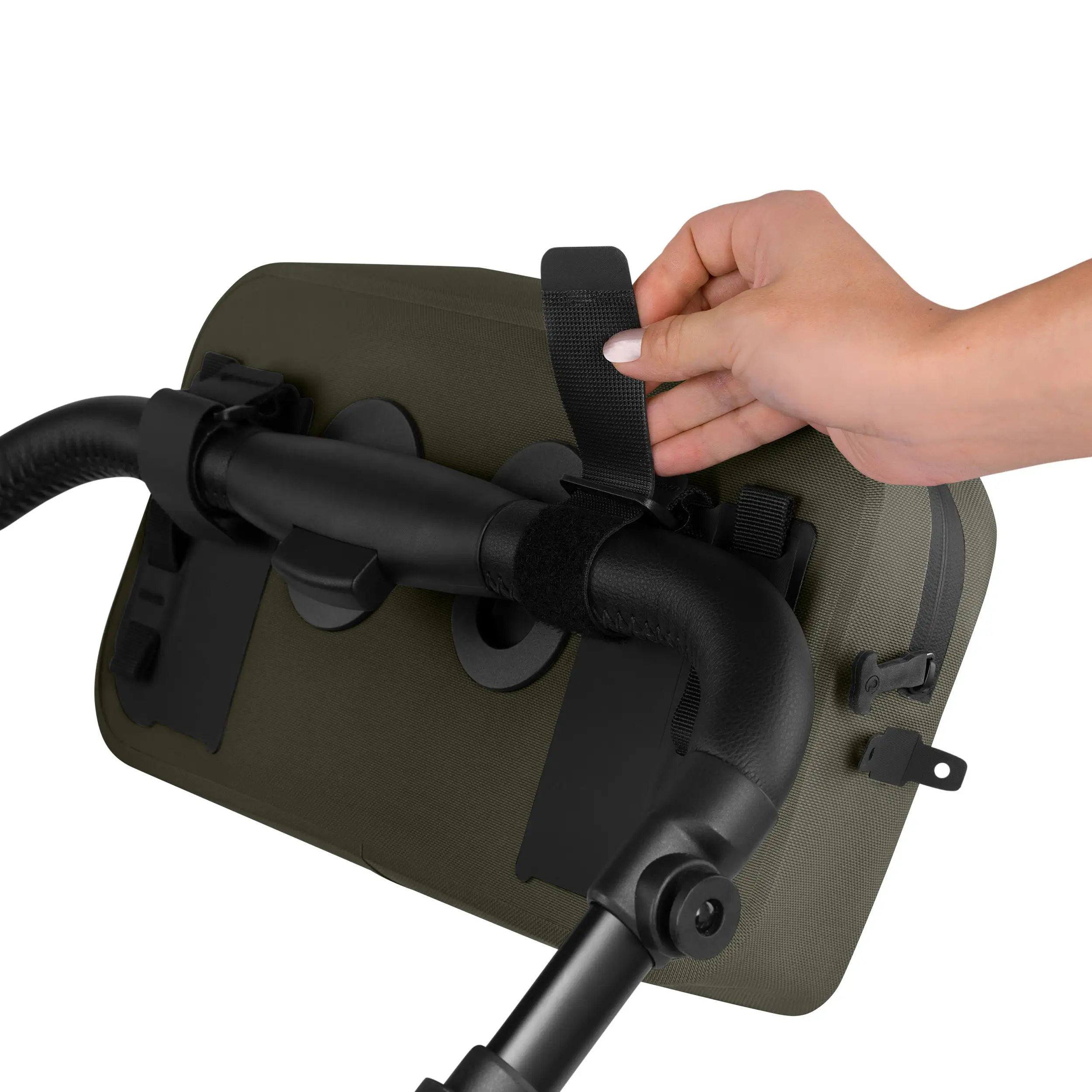 Torba podsiodłowa Genf 4,5L do wózka, roweru i na co dzień - Avocado