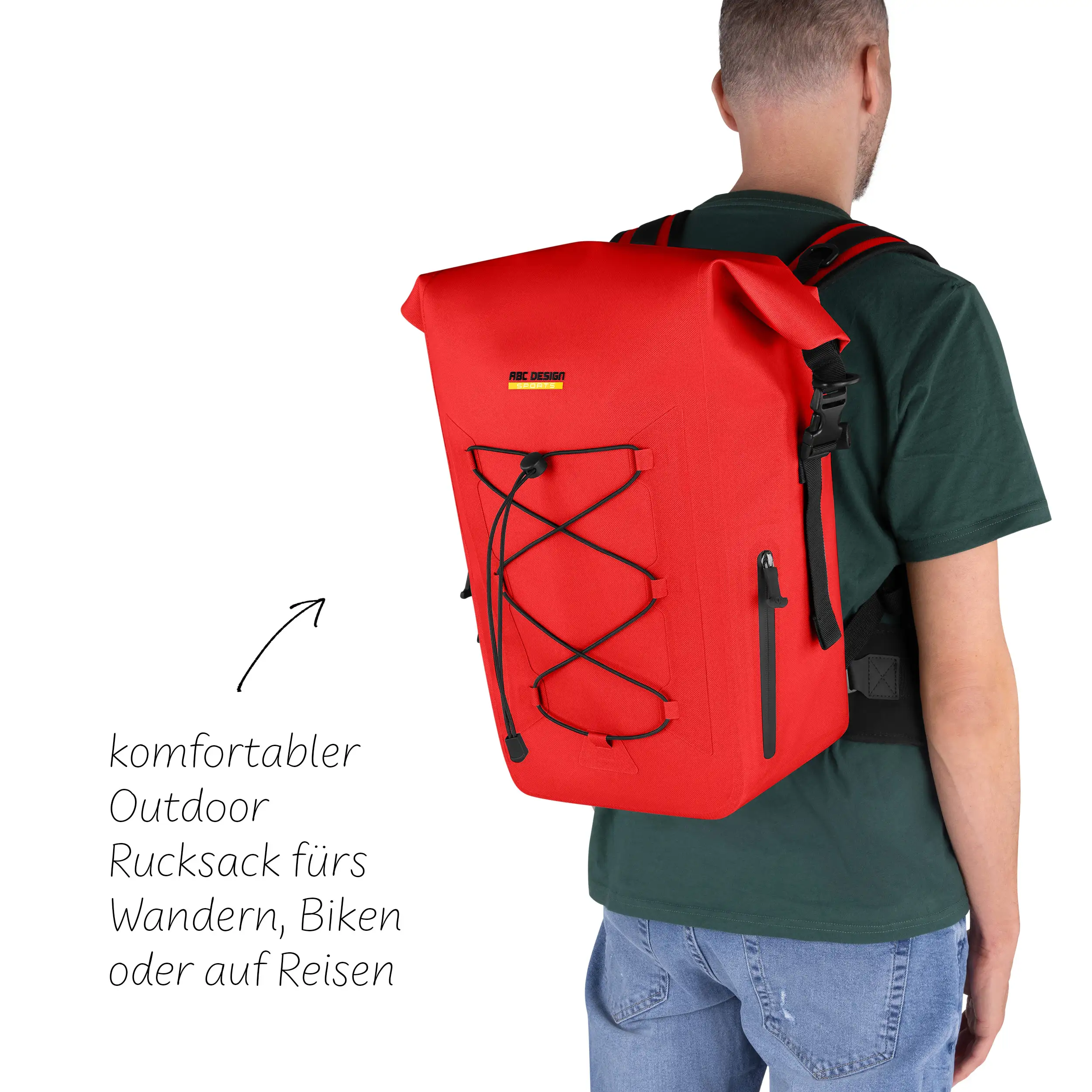Premium plecak outdoorowy Lausanne 20L do miasta i na łono natury - Mango