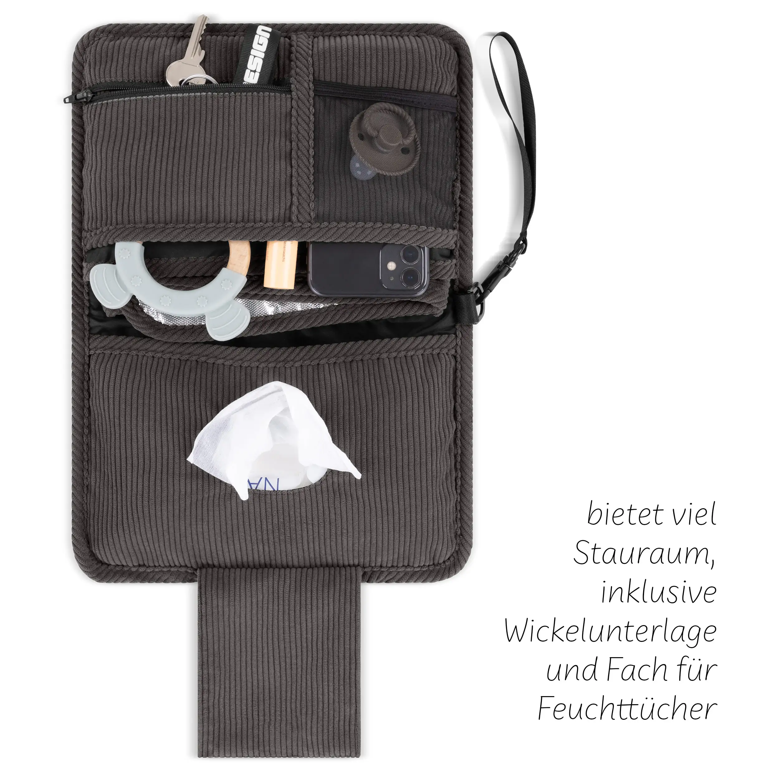 Organizer do przewijania Multi - Almond